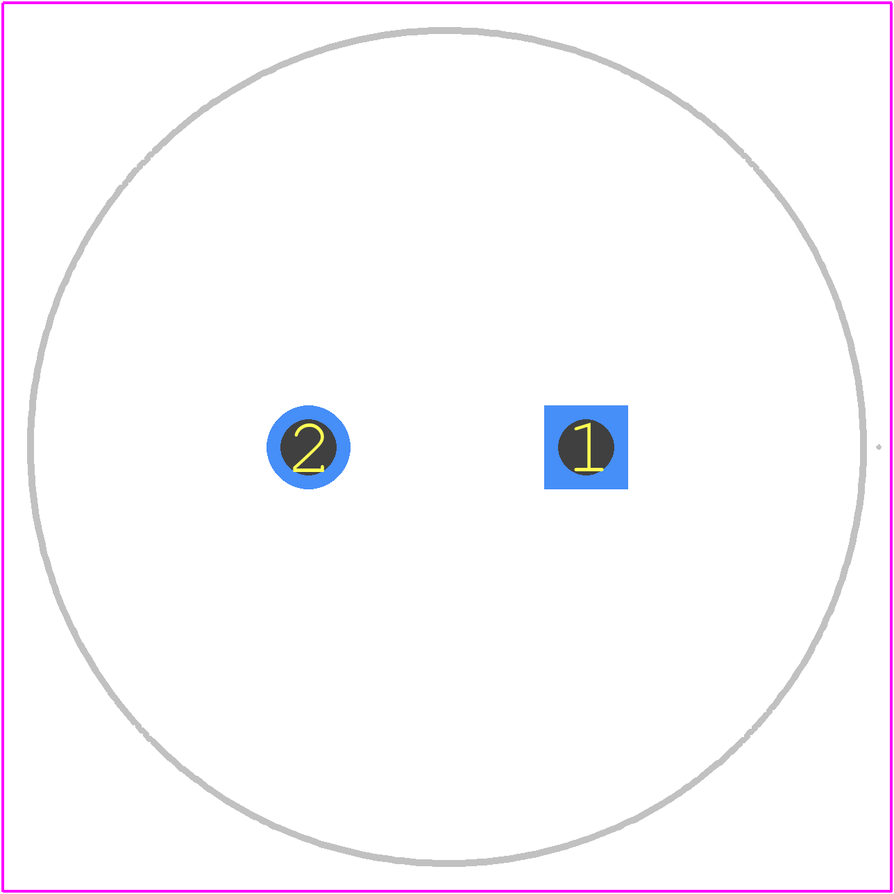 LLS1V153MELB - Nichicon PCB footprint - Other - Other - 30mmx40mm