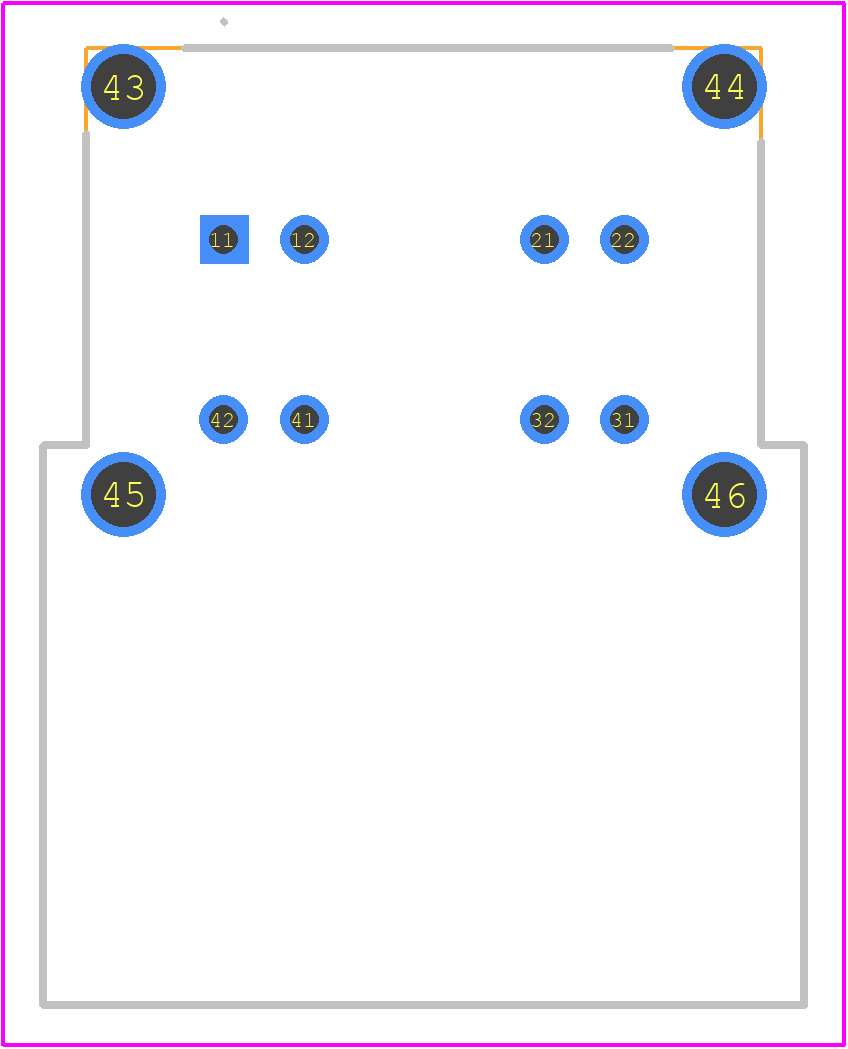 2374900-1 - TE Connectivity PCB footprint - Other - Other - 2374900-1-4