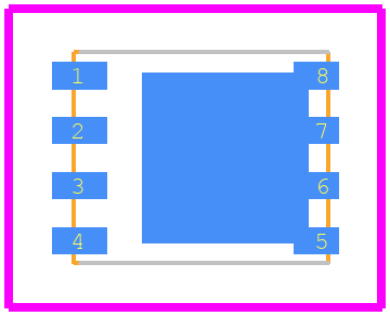 SIDR626EP-T1-RE3 - Vishay PCB footprint - Other - Other - Power PAK SO-8 Single