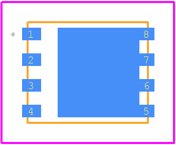 SIRS4301DP-T1-GE3 - Vishay PCB footprint - Other - Other -  PowerPAK® SO-8S BWL