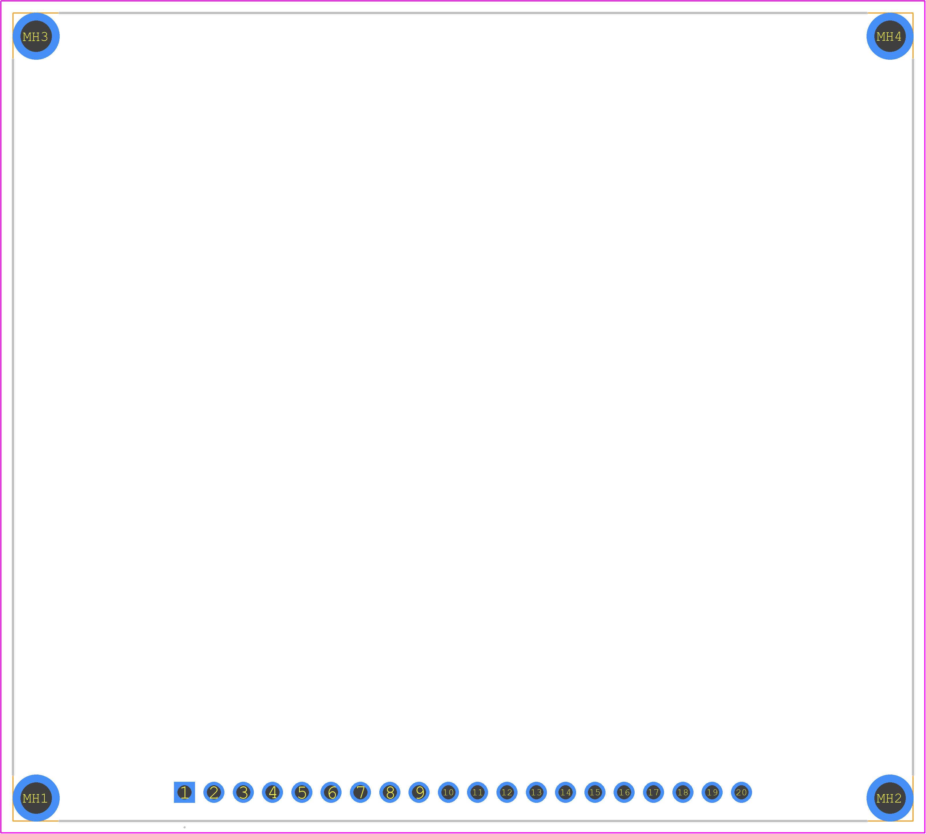 PG12864C-L - P-tec PCB footprint - Other - Other - PG12864C-L-4