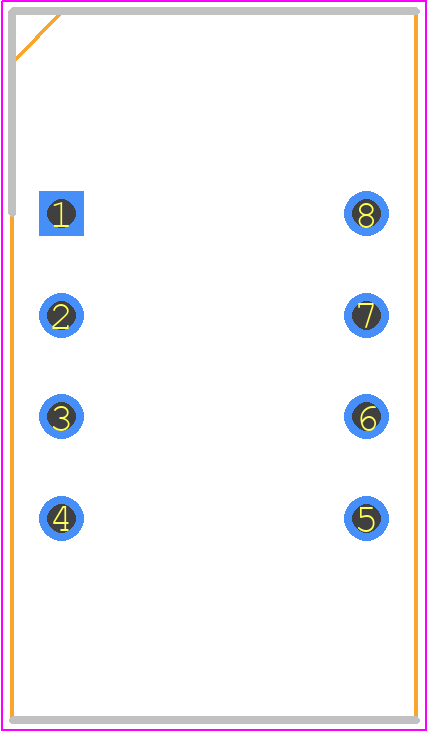 110-43-314-10-002000 - Mill-Max PCB footprint - Dual-In-Line Sockets - Dual-In-Line Sockets - 110-43-314-10-002000