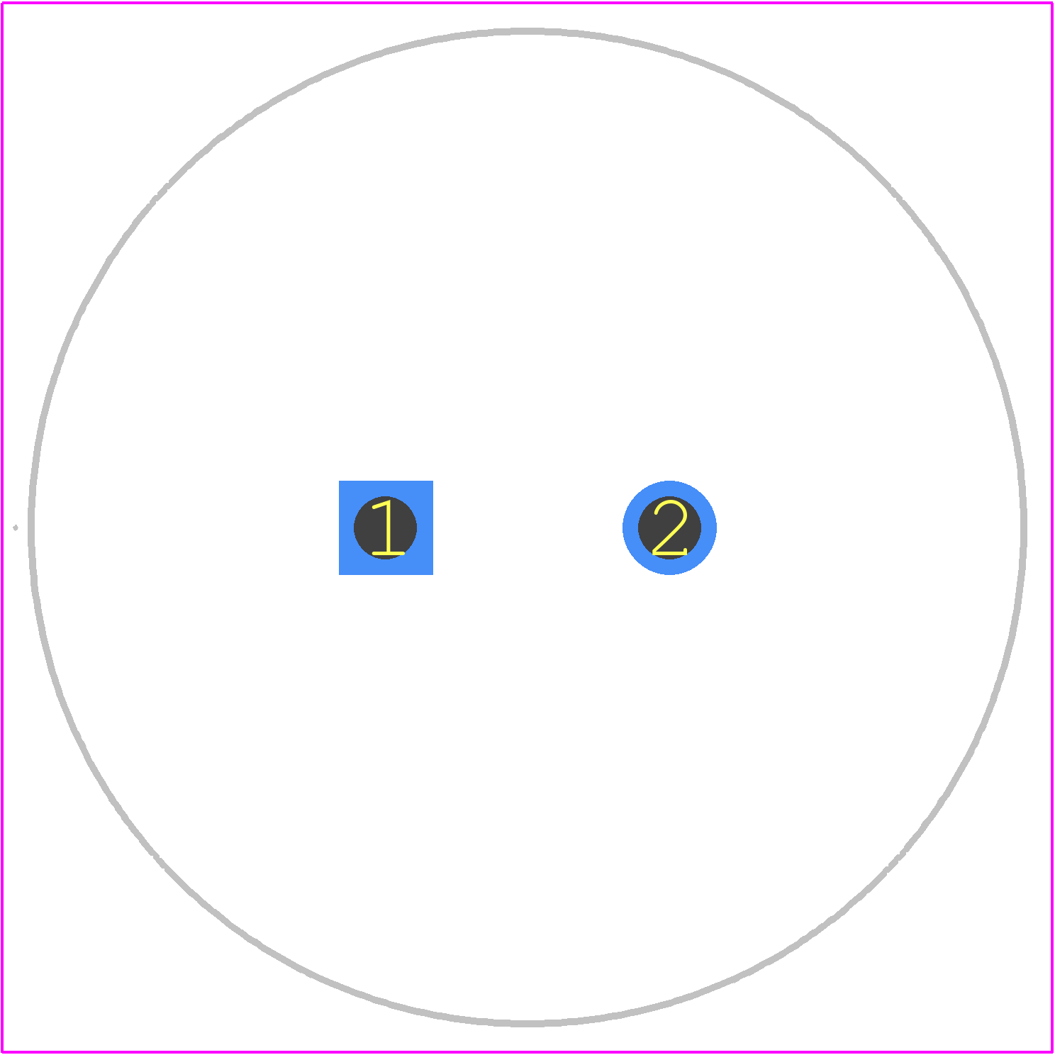 ALH82A391DL600 - KEMET PCB footprint - Other - Other - ALH82A391DL600-1