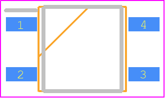 M212 - SOLID STATE PCB footprint - Small Outline Packages - Small Outline Packages - 4 PIN SOP PACKAGE