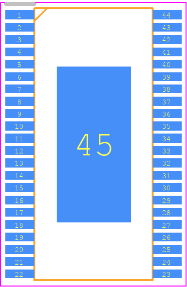 DRV8262DDWR - Texas Instruments PCB footprint - Small Outline Packages - Small Outline Packages - DRV8262DDWRaa
