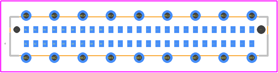 354175-E - TE Connectivity PCB footprint - Other - Other - 354175-E-2