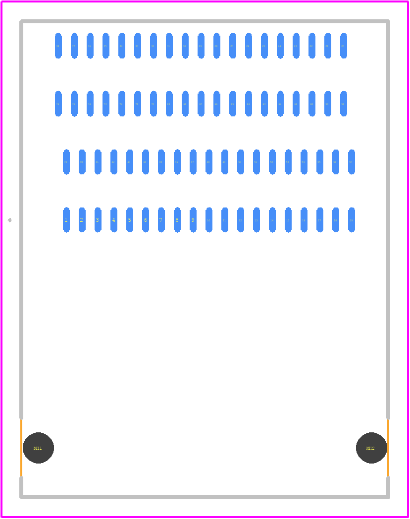 2372133-2 - TE Connectivity PCB footprint - Other - Other - 2372133-2-1