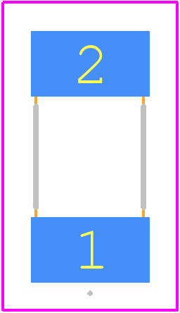 CWR26HC107KCHA - Vishay PCB footprint - Other - Other - CWR26HC107KCHA-2