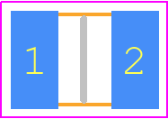 TMS322512ALM-1R5MTAA - TDK PCB footprint - Inductors Chip - Inductors Chip - TMS322512ALM*-1R5MTAA