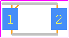 PDZVTFTR5.6B - ROHM Semiconductor PCB footprint - Small Outline Diode Flat Lead - Small Outline Diode Flat Lead - PMDTM