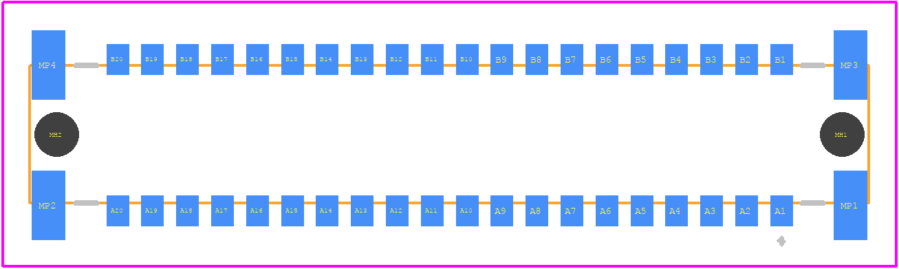 254590-E - TE Connectivity PCB footprint - Other - Other - 254590-E-1