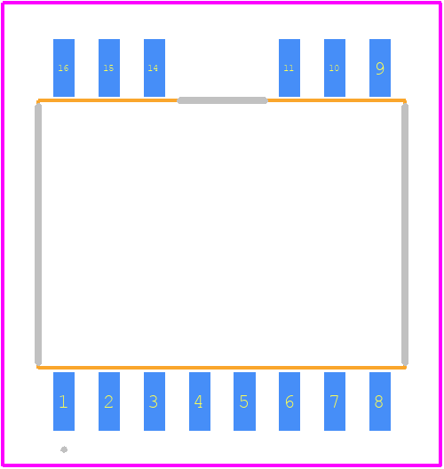 NCP51563CADWR2G - onsemi PCB footprint - Other - Other - NCP51563CADWR2G