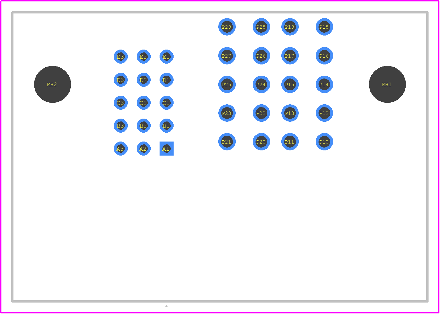 46436-9312 - Molex PCB footprint - Other - Other - 46436-9312-3