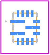 MP2491NGQB-P - Monolithic Power Systems (MPS) PCB footprint - Other - Other - MP2491NGQB-P-2