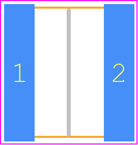 2225B564K201NTM - Knowles PCB footprint - Capacitor Chip Non-polarised - Capacitor Chip Non-polarised - 2225_2023