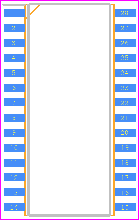 ISD17240SY - Nuvoton PCB footprint - Small Outline Packages - Small Outline Packages - SOIC-28-PIN