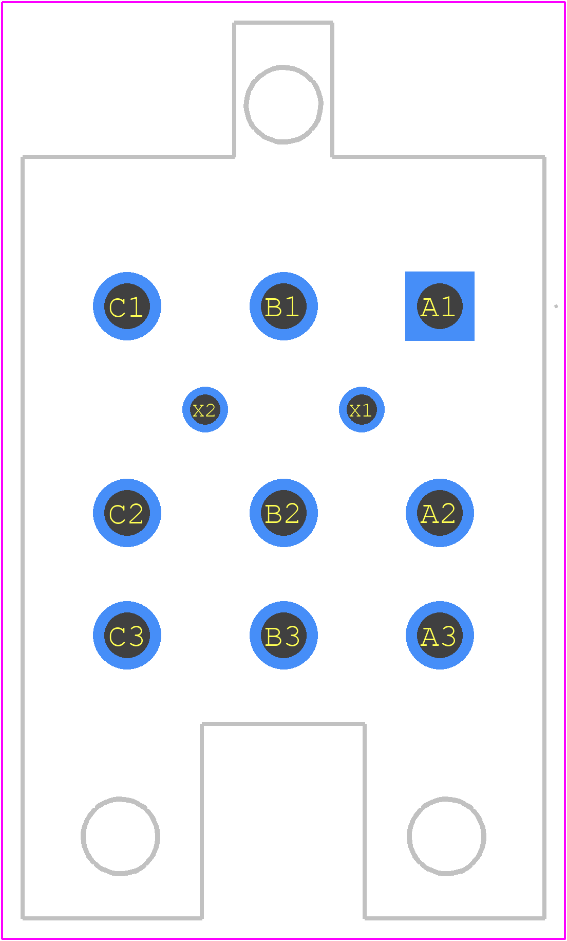 RSN112010 - Amphenol PCB footprint - Other - Other - RSN112010-4
