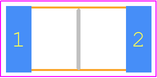 CR2512-FX-9090ELF - Bourns PCB footprint - Resistor Chip - Resistor Chip - CR2512