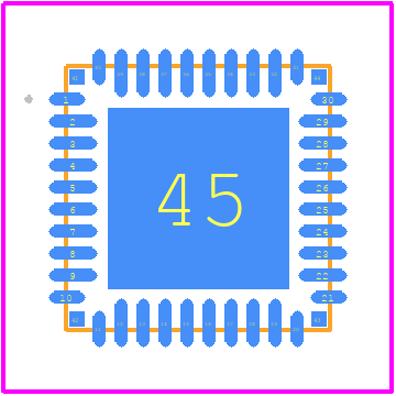 MPF5030BMDA0ES - NXP PCB footprint - Other - Other - SOT618-18(D)