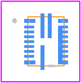 MPQ8634BGLE-P - Monolithic Power Systems (MPS) PCB footprint - Other - Other - MPQ8634BGLE-P-2