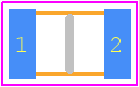 VH26R2V333K-TS - Maruwa PCB footprint - Capacitor Chip Non-polarised - Capacitor Chip Non-polarised - VH26R2V333K-TS