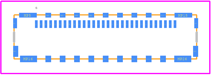 20879-030E-01 - I-Pex PCB footprint - Other - Other - 20879-030E-01-1
