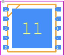 RTQ2943GQW-QA - RICHTEK PCB footprint - Small Outline No-lead - Small Outline No-lead - W-Type 10L DFN 4x4 Package....