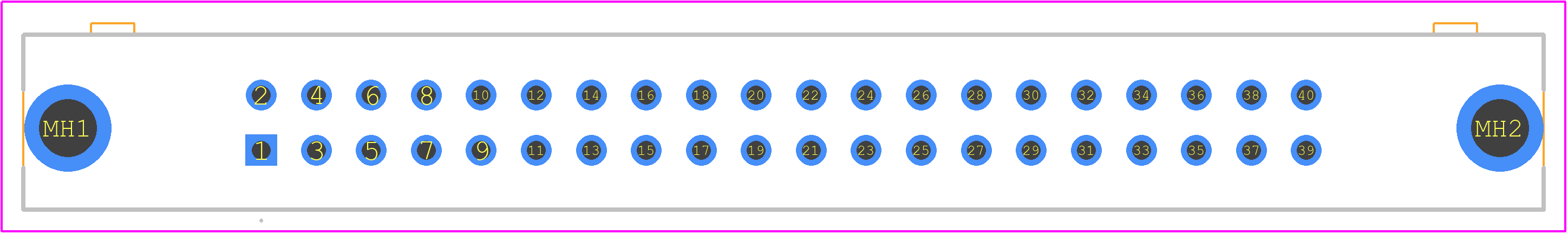 7100251456 - 3M PCB footprint - Other - Other - 7100251456-1