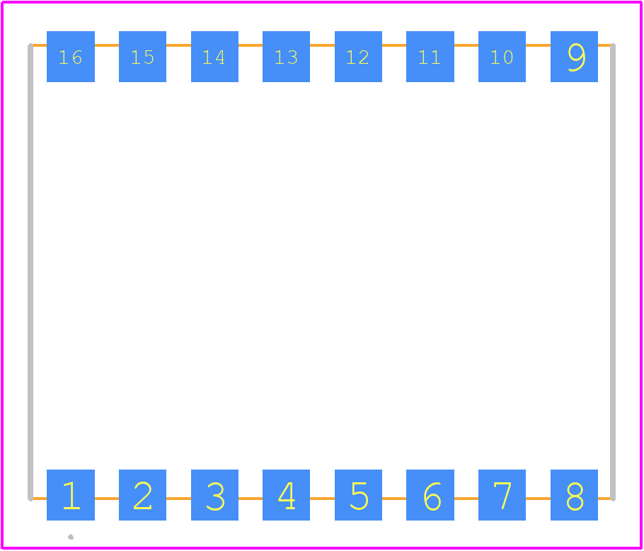 RXM-315-LR - TE Connectivity PCB footprint - Other - Other - 16-SMD Module
