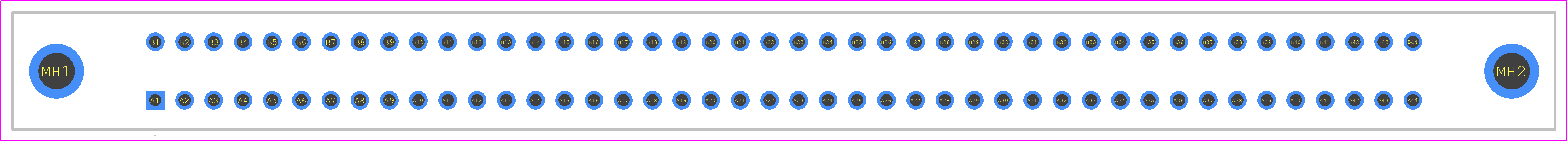 AMC44DRTH-S93 - Sullins PCB footprint - Other - Other - AMC44DRTH-S93-2