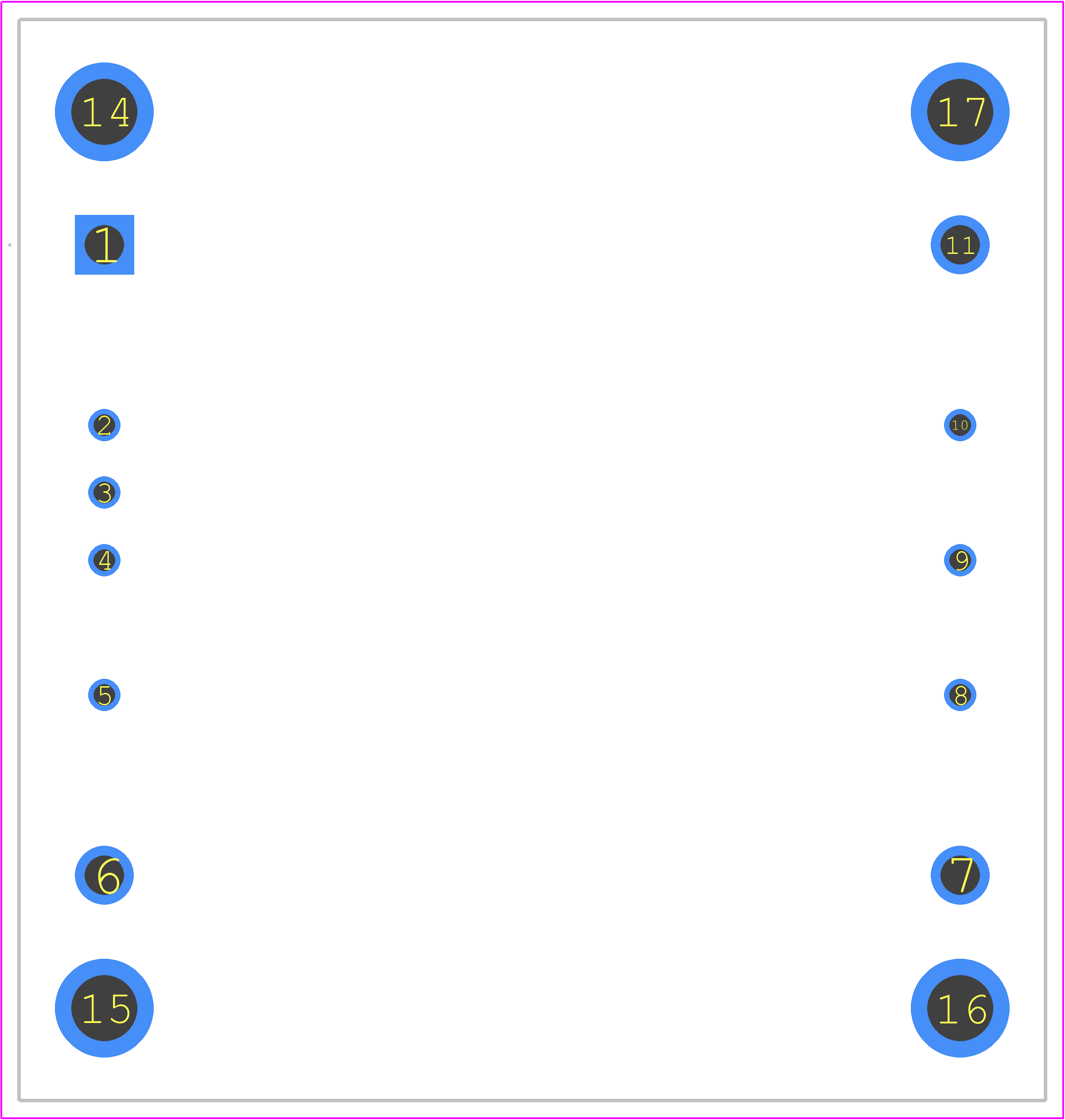 RDF15072S24 - XP POWER PCB footprint - Other - Other - RDF15072S24-2