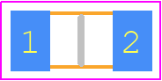L-1206MR100LBT1 - Vishay PCB footprint - Resistor Chip - Resistor Chip - L-1206MR100LBT1aaa