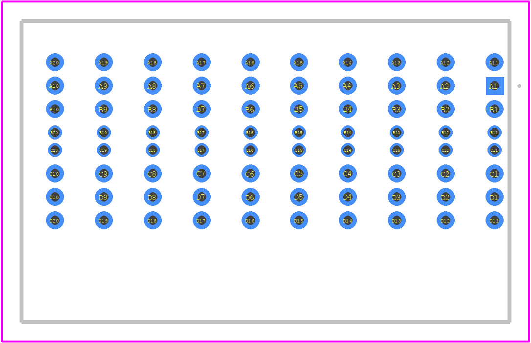464520-E - TE Connectivity PCB footprint - Other - Other - 464520-E-6