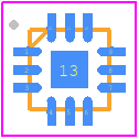 R2221L-E2 - Nisshinbo PCB footprint - Quad Flat No-Lead - Quad Flat No-Lead - R2221L-E2