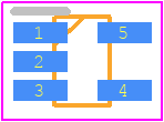 OPA310IDCKR - Texas Instruments PCB footprint - SOT23 (5-Pin) - SOT23 (5-Pin) - DCK0005A