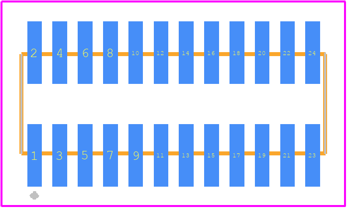 FTR-112-02-L-D - SAMTEC PCB footprint - Other - Other - FTR-112-02-L-D-1