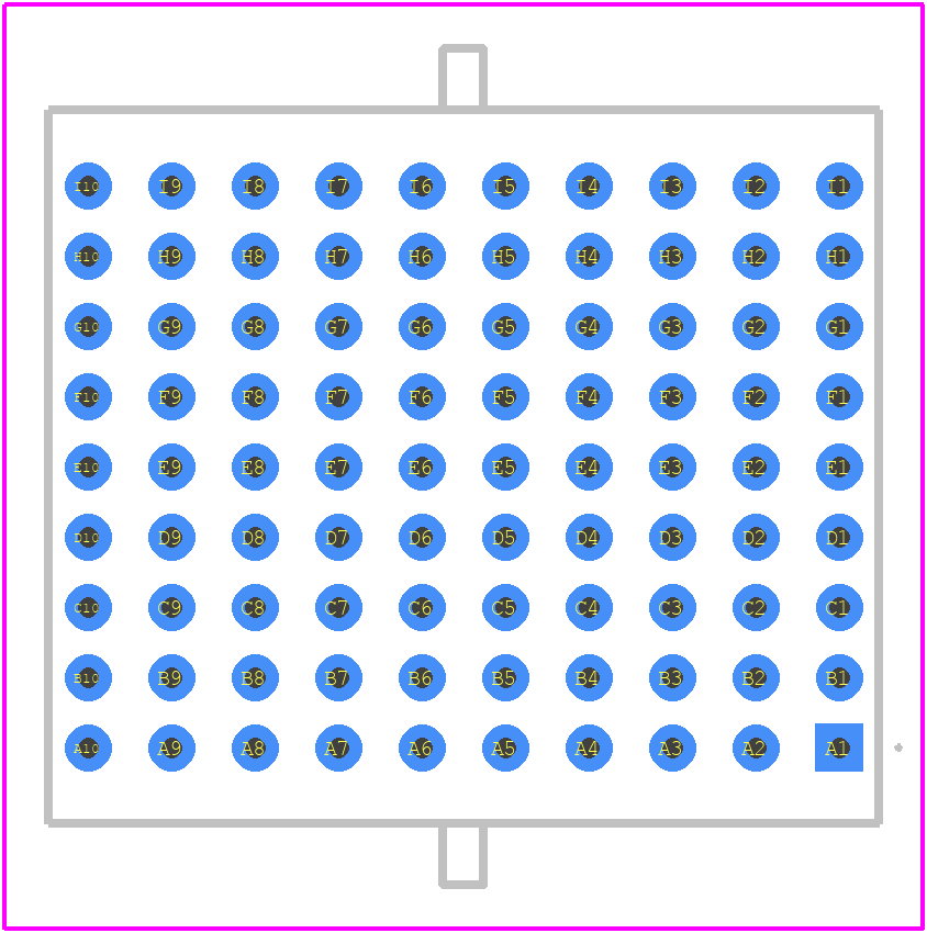 2000896-1 - TE Connectivity PCB footprint - Other - Other - 2000896-1-2