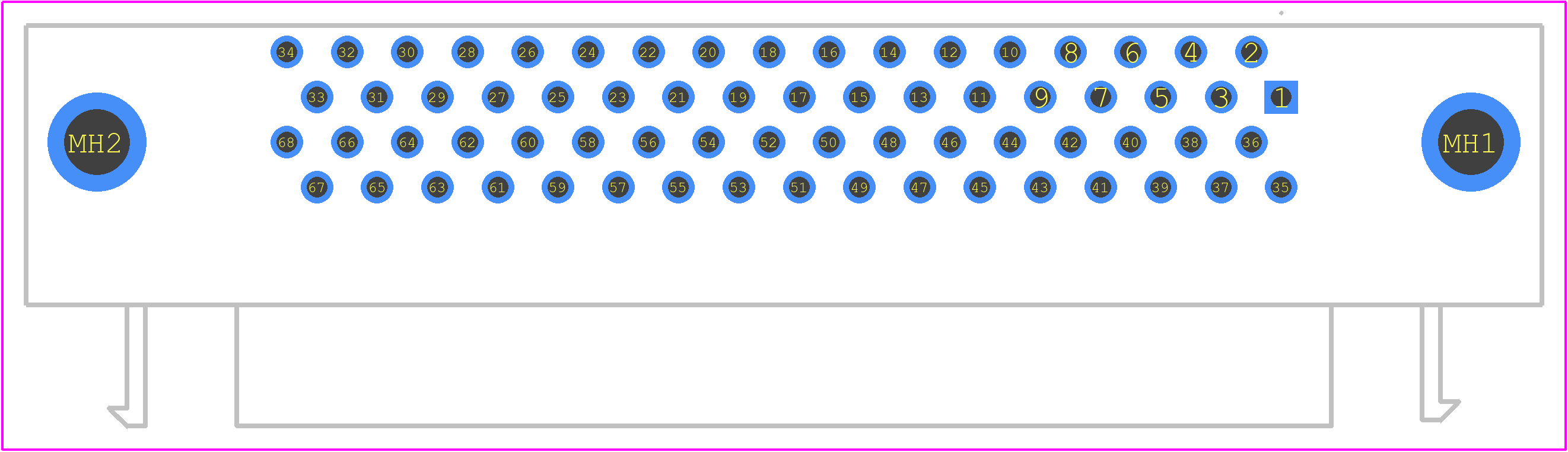 5787083-7 - TE Connectivity PCB footprint - Other - Other - 5787083-7-1