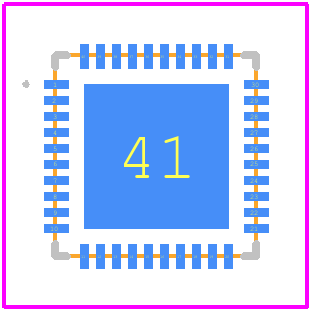 PI6CBF18501ZLAIEX - Diodes Incorporated PCB footprint - Other - Other - ZLA