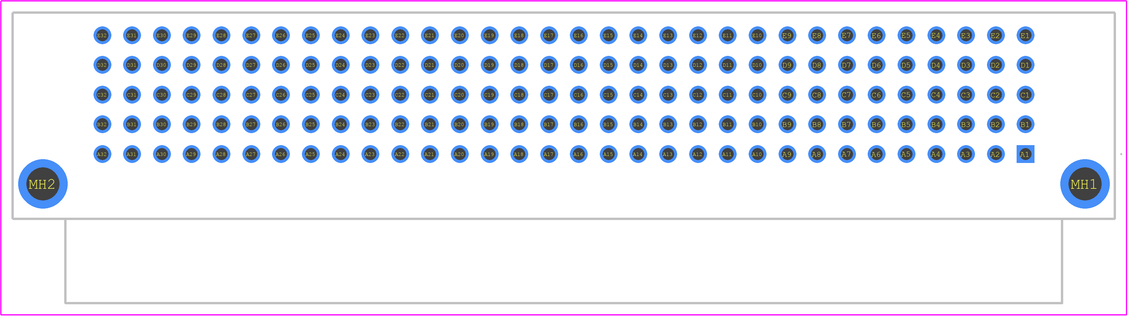 374390-E - TE Connectivity PCB footprint - Other - Other - 374390-E-3