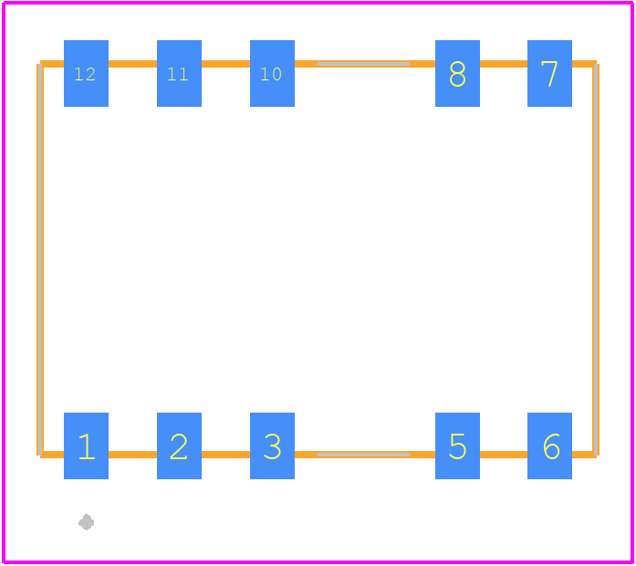 R1D12-123.3/H - RECOM Power PCB footprint - Other - Other - R1D12-123.3/H-1