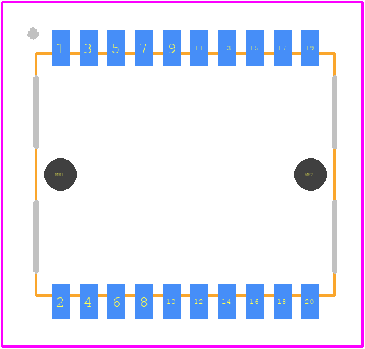 FSI-110-03-G-D-AB - SAMTEC PCB footprint - Other - Other - FSI-110-03-G-D-AB-2