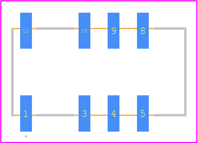 HFD3/012-S - Hongfa PCB footprint - Other - Other - HFD3/012-S-1