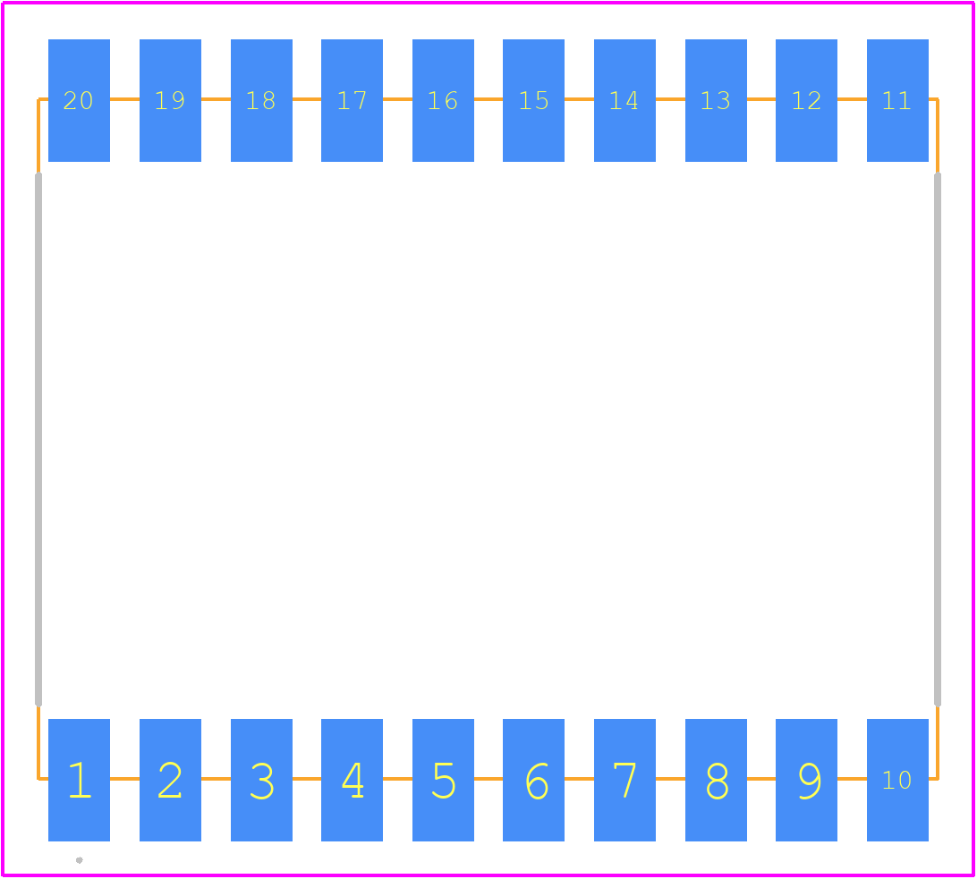 ACDA56-41SURKWA-F01 - Kingbright PCB footprint - Other - Other - ACDA56-41SURKWA-F01-1