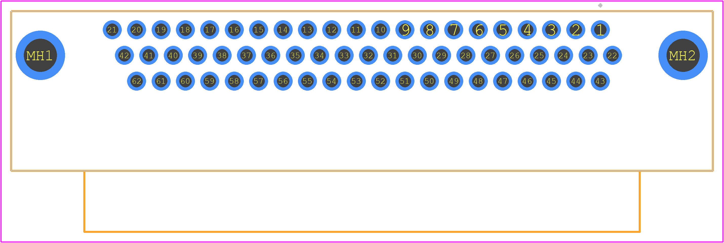 2311771-1 - TE Connectivity PCB footprint - Other - Other - 2311771-1-2