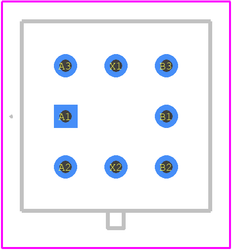 JMGAPD-26M - TE Connectivity PCB footprint - Other - Other - JMGAPD-26M-2