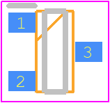 BAV9912 - ME PCB footprint - SOT23 (3-Pin) - SOT23 (3-Pin) - SOT-23