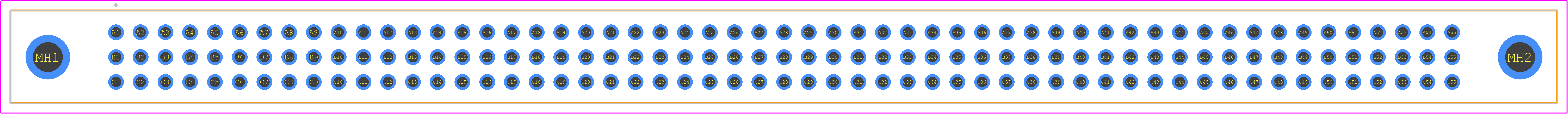 650841-1 - TE Connectivity PCB footprint - Other - Other - 650841-1-2