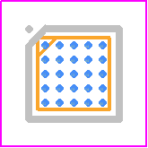 LMV1091TMX/NOPB - Texas Instruments PCB footprint - BGA - BGA - YFQ0025_4