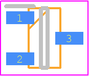 PJA3417 - PANJIT PCB footprint - SOT23 (3-Pin) - SOT23 (3-Pin) - SC-59